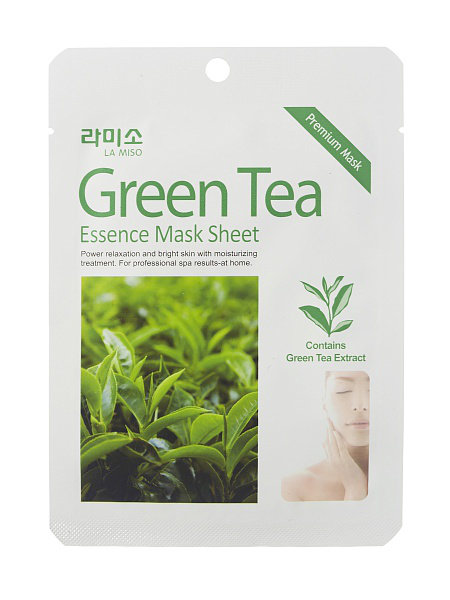 LA MISO Маска с экстрактом зелёного чая