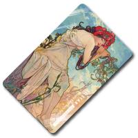 Зеркальце карманное компактное, Alphonse Mucha - Summer