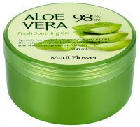 MEDIFLOWER Смягчающий гель с алоэ 98% (300мл)