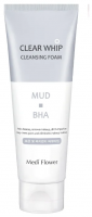 MEDIFLOWER Пенка для умывания с белой глиной и BHA кислотами (120мл)