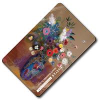 Зеркальце карманное компактное, Odilon Redon - Bouquet of Flowers