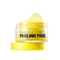 SONATURAL SHINING FACE PEELING PADS Очищающие педы для лица 80шт