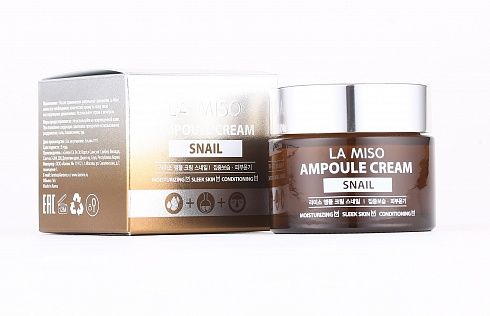 LA MISO Ампульный крем с экстрактом слизи улитки