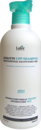 LADOR KERATIN LPP SHAMPOO Безщелочной кератиновый шампунь 530ml