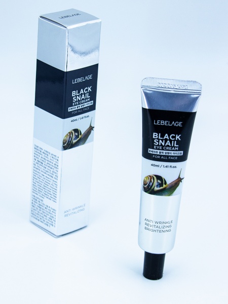 LEBELAGE - КРЕМ ДЛЯ ГЛАЗ С МУЦИНОМ ЧЕРНОЙ УЛИТКИ EYE CREAM BLACK SNAIL , 40 ML