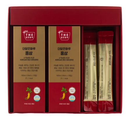 Сиропы с экстрактом корейского красного женьшеня The dam-eun halu 6 year old korean red ginseng (10ml x 30EA)