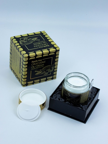FARMSTAY - КРЕМ ДЛЯ ЛИЦА ПИТАТЕЛЬНЫЙ С ЖИРОМ КРОКОДИЛА CROCODILE OIL CREAM, 70 ML