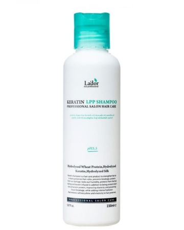 LADOR KERATIN LPP SHAMPOO Безщелочной кератиновый шампунь 150ml