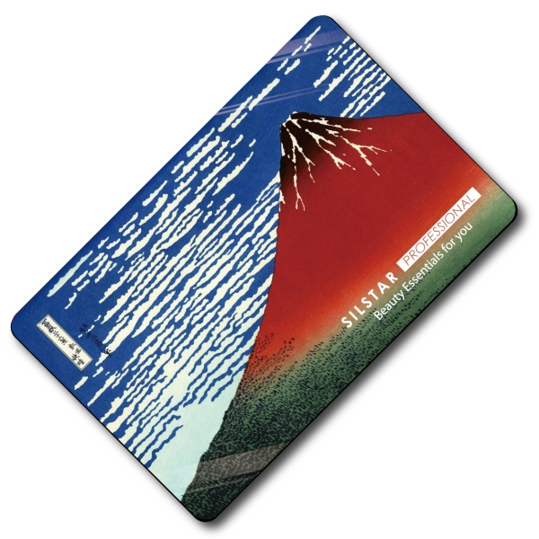 Зеркальце карманное компактное, Katsushika Hokusai - Red Fuju